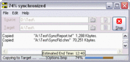 SynchroFolder screenshot